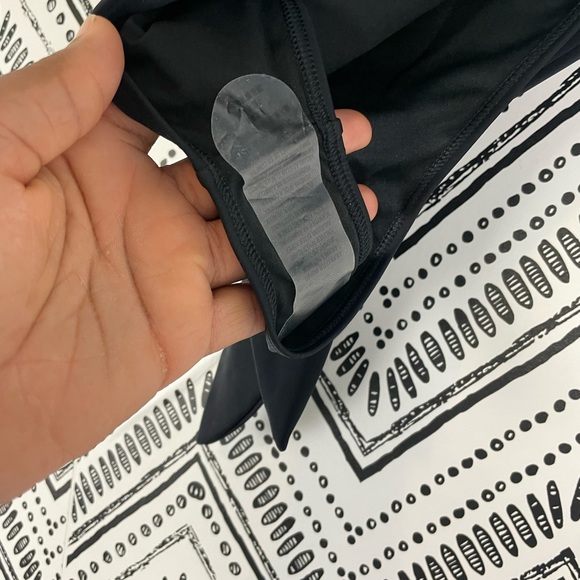 Nwt Women Abercrombie & Fitch Solid Black High Leg Cheeky Swim Bottom Sz S - Picture 7 of 8